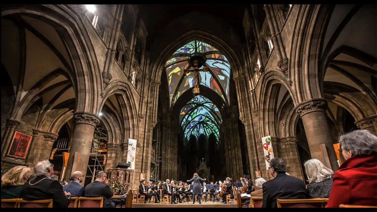 Architectural 3D Projection Mapping in Edinburgh, St. Mary’s Cathedral ...