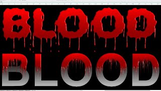 DRIPPING effect on text in CorelDRAW | Text Melting effects | Coreldraw tutorial | Graphic design