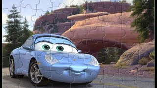 Cars puzzles.  Beauty Sally.  Puzzle  Video Game. Пазлы Тачки. Красотка Салли screenshot 3