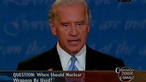 VP Debate - Nuclear Weapons: What should trigger the use ...