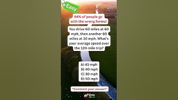 This Speed Riddle Fools 94% — Can You Avoid the Fast Logic Fail?#riddlemathworld #shorts #math