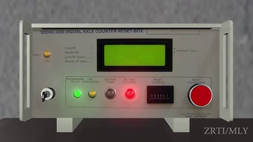 Resetting of axle counters Indian railways