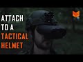 Nightfox red night vision goggles promotional launch