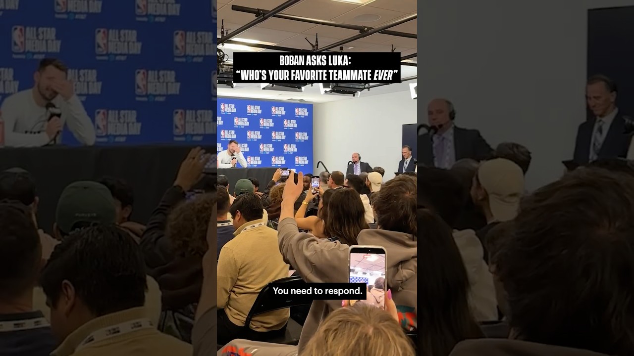 Luka had jokes for his former teammate 😂 