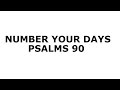 Number Your Days//Pastor Daniel Brown//07282024