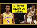 5 Players leaving LA Lakers for 2020-21 season | NBA Trade Rumors | LA Lakers Trade Rumors