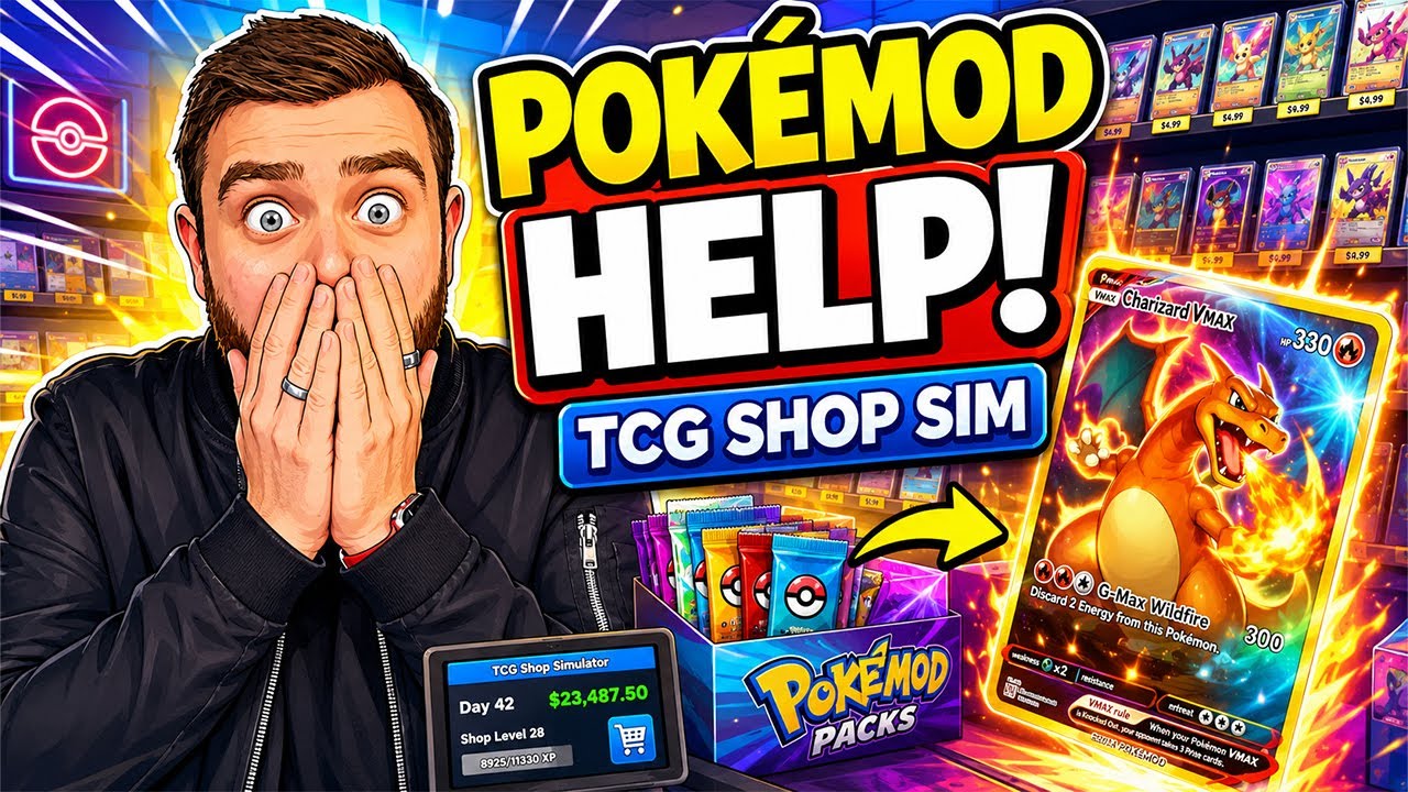 Need Help With Pokmon Mods in TCG Card Shop Simulator? I Got You LIVE