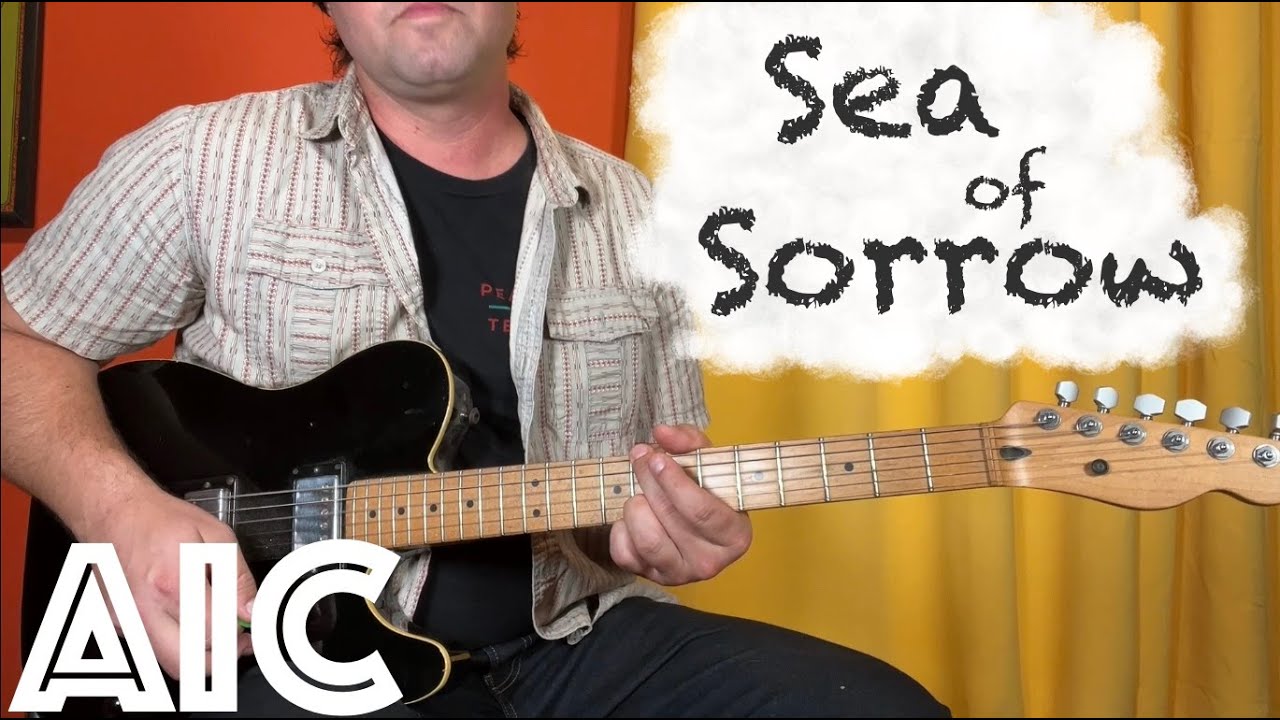 Урок игры на гитаре: как играть Sea of ​​Sorrow группы Alice In Chains!