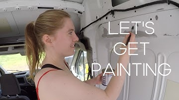 Tidying Up The Van (Treating and Removing Rust) | DIY VAN BUILD Ep 3 | FORD TRANSIT