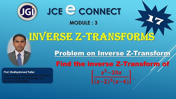 #17 || Problem#12 || Inverse Z-Transform  [(𝒛^𝟑−𝟐𝟎𝒛)/((𝒛−𝟐)^𝟑 (𝒛−𝟒))]. By Shafiqahmed.