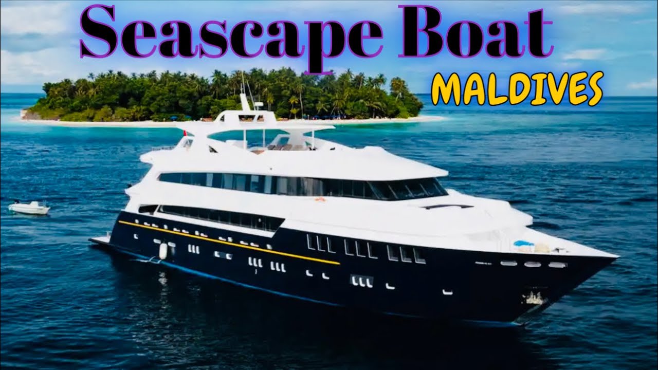 සෆාරි බොටි එකක රවුමක්…   Seascape boat Maldives 