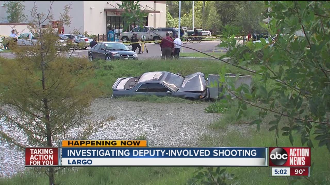 Deputy involved shooting in Largo - YouTube