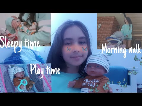 🍼 Morning Routine of Baby Doll Liam! 👶🏼 *reborn baby