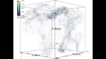 Volume rendering example using Visit