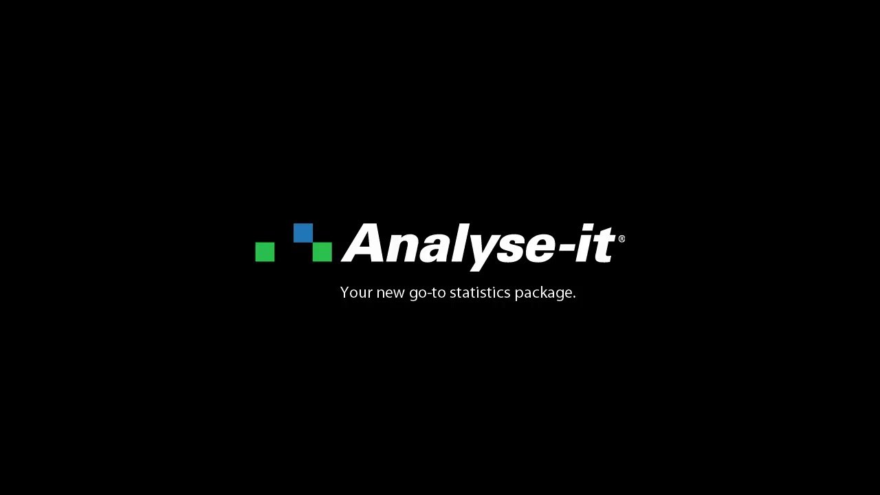 Analyse-it for Microsoft Excel video 