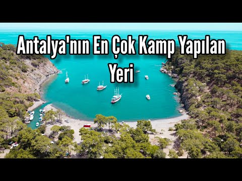 Antalya Gezilecek Yerler Alacasu Cennet Koyu - Kamp Alanları Ücretsiz