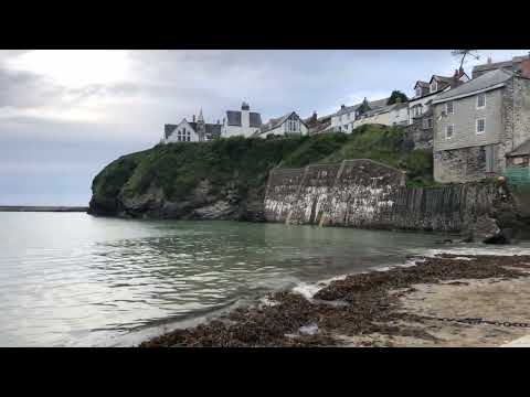 Port Isaac on the beach