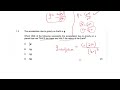 Physical Sciences Multiple Choice