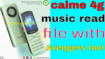 calme 4g music read file with Avengers tool