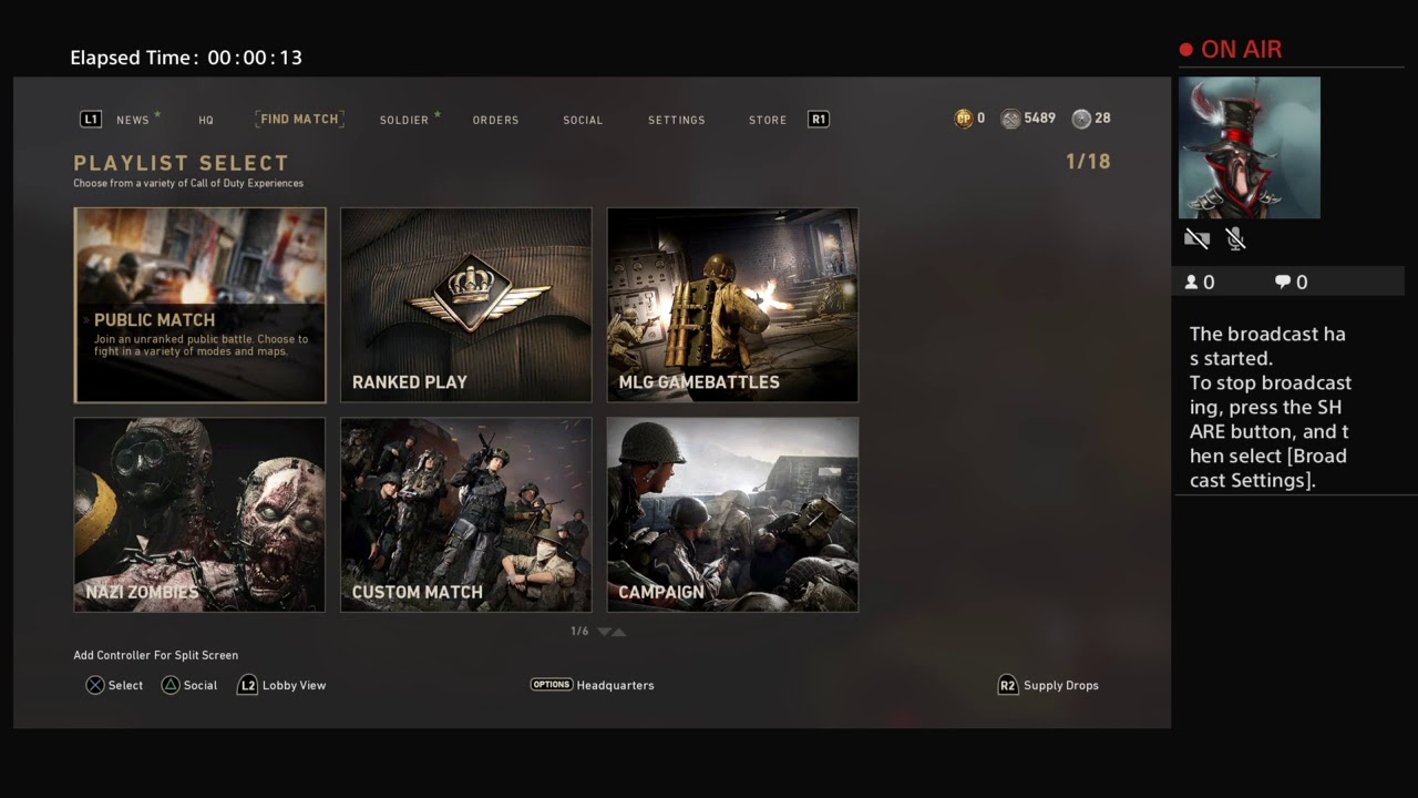 ww2 multiplayer in new game mode is headquarters