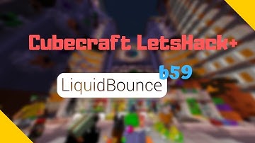 Cubecraft LetsHack SMASHED by 🔴LiquidBounce b59 / Best Free Cubecraft Client 2018 / Minecraft Hacks