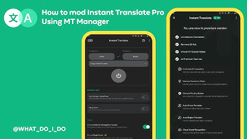 How to Remove a Purchase Instant Translate Pro Using MT Manager