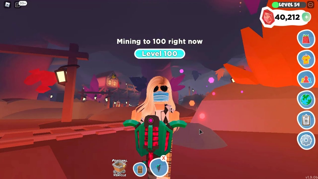 OVERLOOK BAY LEVEL 100 MOLTEN MINES | ROBLOX