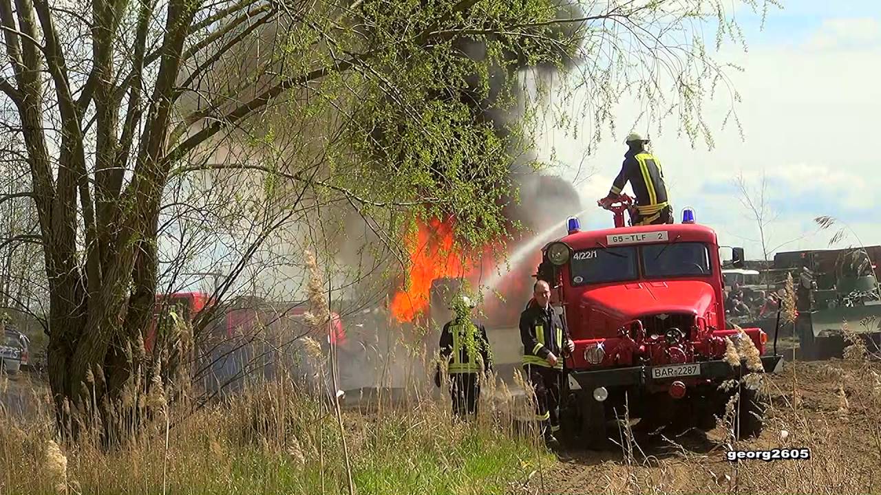 Feuerwehr G5 ...wenn der Wohnwagen brennt !