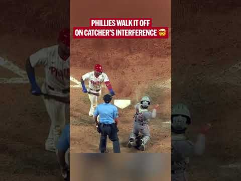 The Phillies walk it off in one of the strangest ways you’ll see 👀