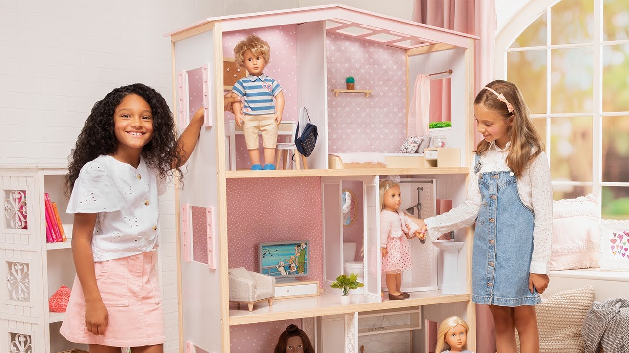 .com : barbie laundry room set  American girl doll furniture, Barbie  doll house, American girl doll house