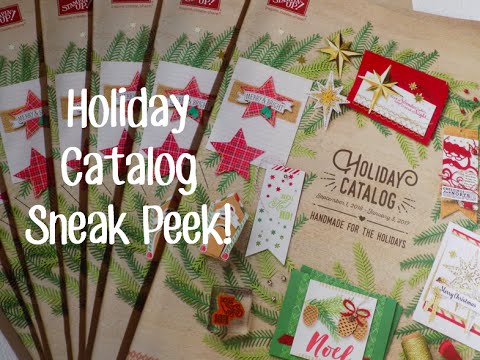 Holiday Catalog Sneak Peek | Stampin Up - YouTube