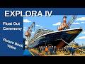 EXPLORA IV Float Out Ceremony - Picture Book Video #cruiseship #cruise #luxurytravel #cruiser