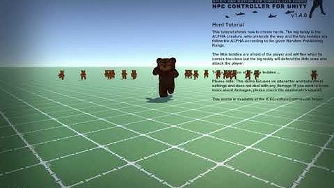 ICECreatureControl 1.4.0 - Simple Herd Demo Scene
