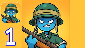 Stick Army: World War Strategy - Walkthrough Gameplay All Levels 1-10 [Part 1]