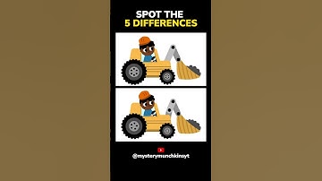 Spot the 5 Differences  #challenge #dop2 #mindbendingquiz #logicgames #solve #quiz#mindset