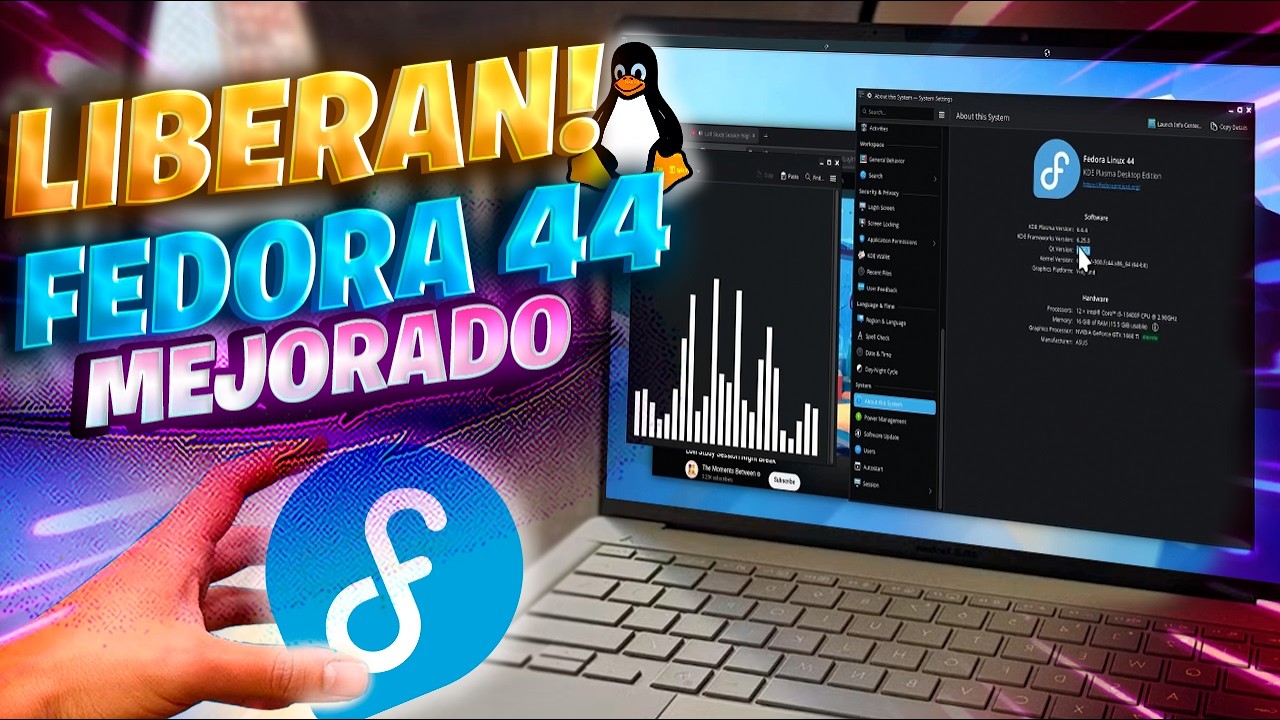 FEDORA 44 LIBERADO! con GNOME 50 y MEJORAS en Gaming / Nueva VERSION ...