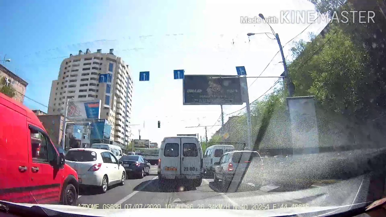 Yerevan, Sayat-Nova avenue, Bagramyan avenue, Kasyan st, Komitas avenue,David Anhaxt st,Paruyr Sevak