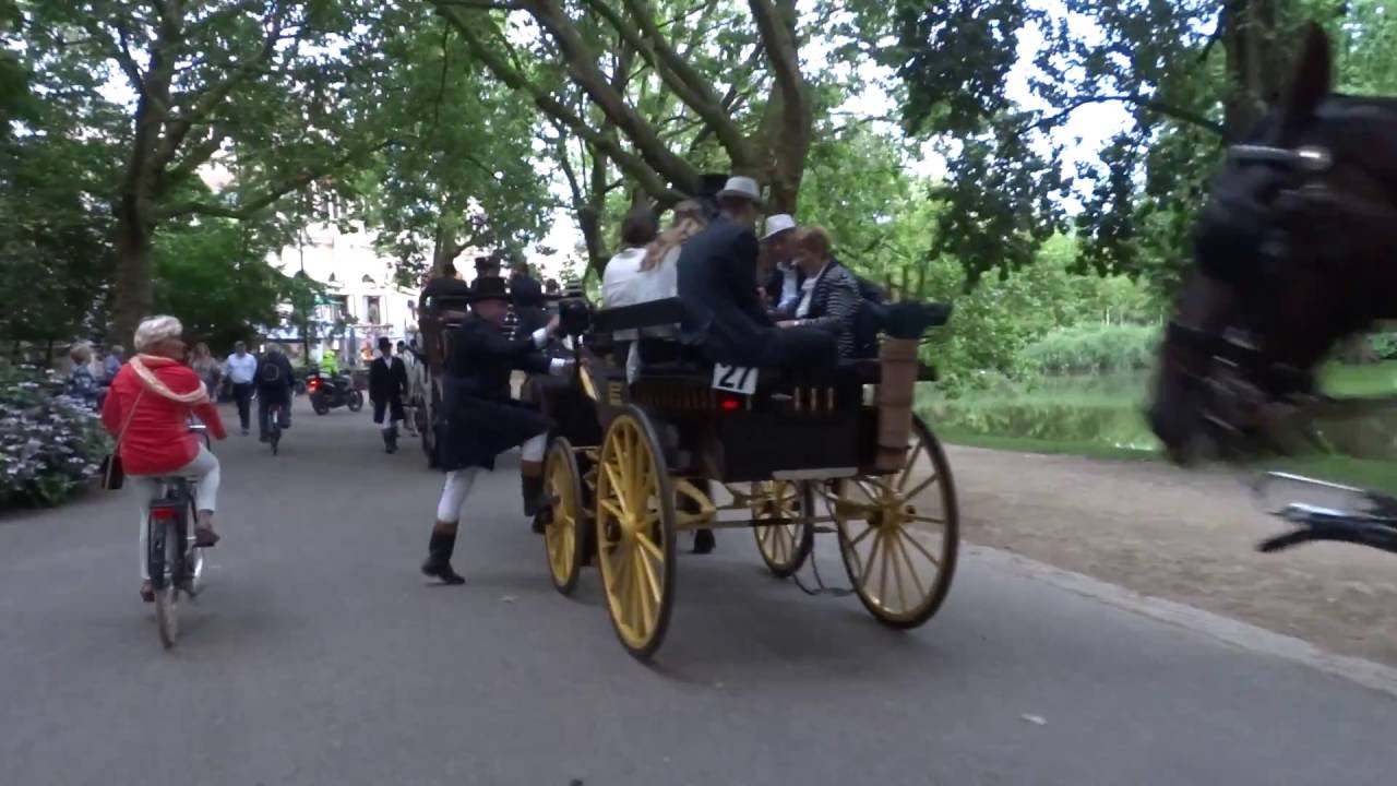 Nachtrit Hoofdstad Aanspanning 2016  koetsen Amsterdam deel 2