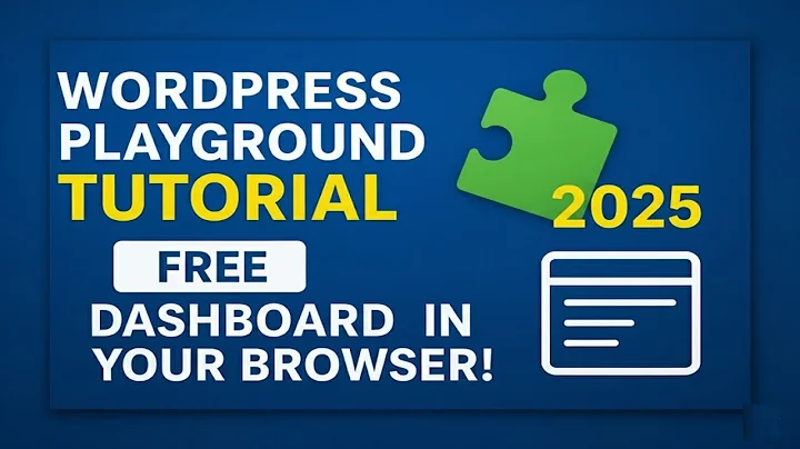 Run WordPress Free in Your Browser! 🚀 Full Playground Dashboard Tutorial 2025 (No Hosting Needed)