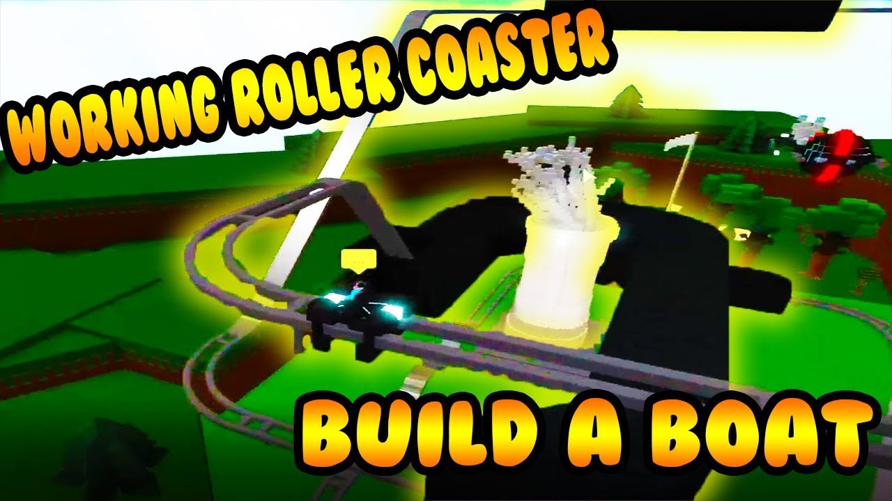 Working Roller Coaster Build A Boat Youtube - roblox build a boat nuke