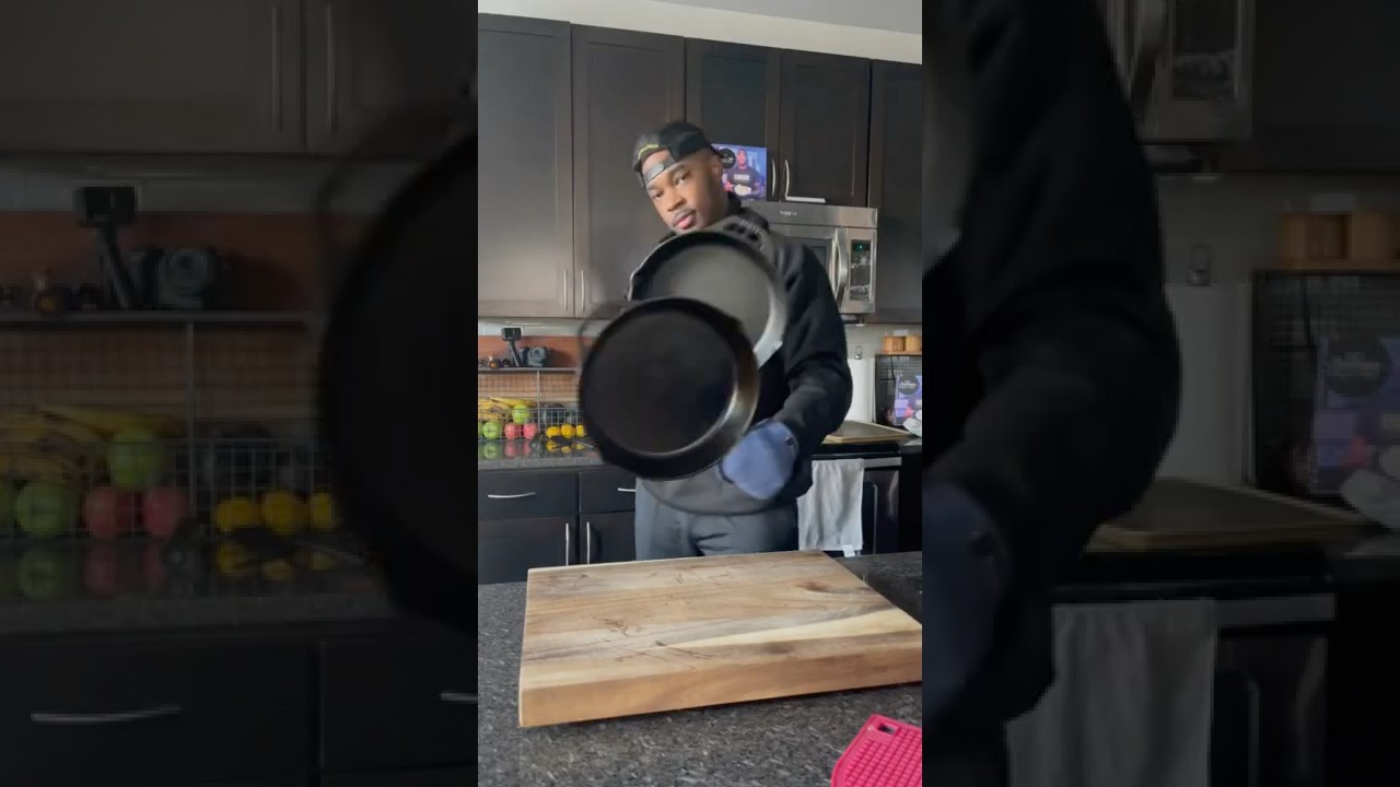 How To Clean a CAST IRON PAN After Cooking 