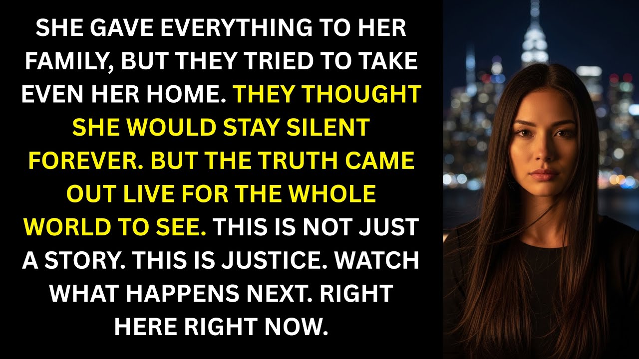 My Family Forced Me To Give My Penthouse To My Sister… Until A Stranger Exposed Them Live On Camera