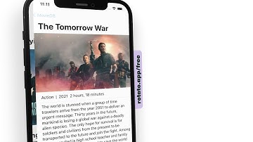 Movie DB App demo (Made using Xcode)