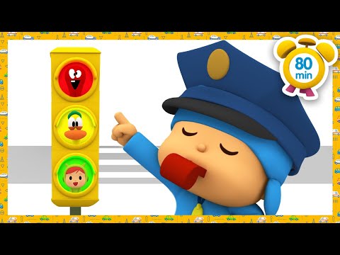 Покойо на русском - 👮 ОФИЦЕР ПОЛИЦИИ  [ 80 минут ] | Мультики для детей