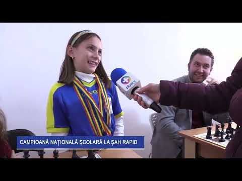 Campioană Națională Școlară la Șah Rapid