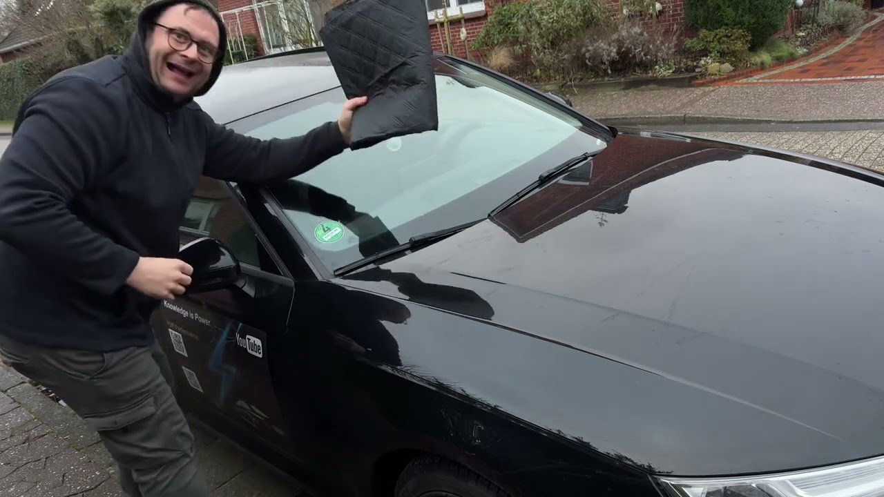 Tevlaphee Frontscheibenabdeckung Windschutzscheibenabdeckung f. Winter & Sommer Unboxing & Anleitung