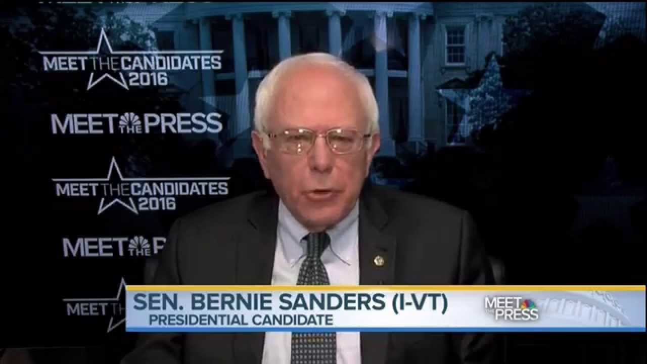 Sanders Calls for Stricter Gun Control