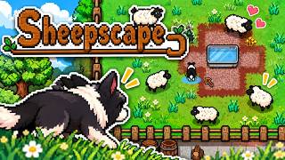 SHEEPSCAPE | Building My Sheep Farm One Flock at a Time! 🐑🌿 | Game Try screenshot 1