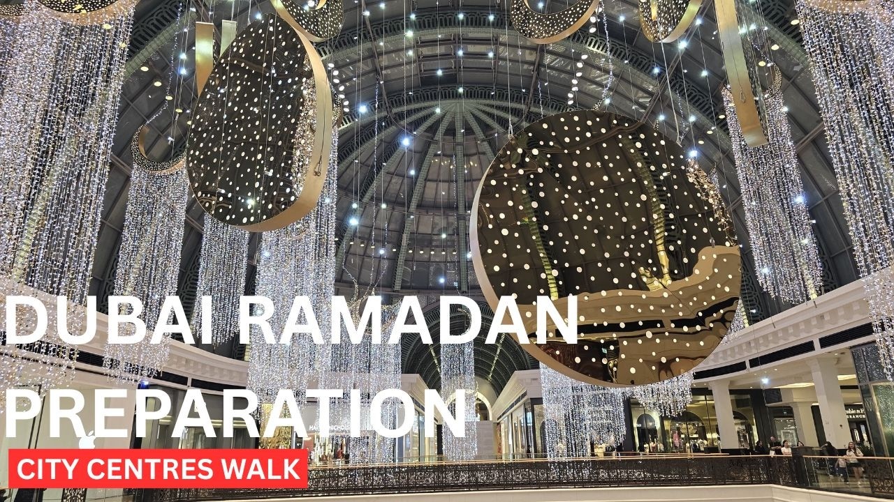 Dubai Mall & Mall of the Emirates Ramadan 2026 Decorations | Downtown Dubai Ramadan Preparation 4K