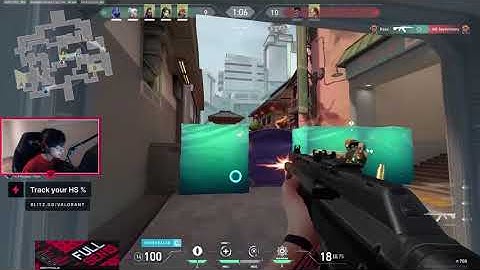 Tenz shows how to Run and Shoot in Valorant